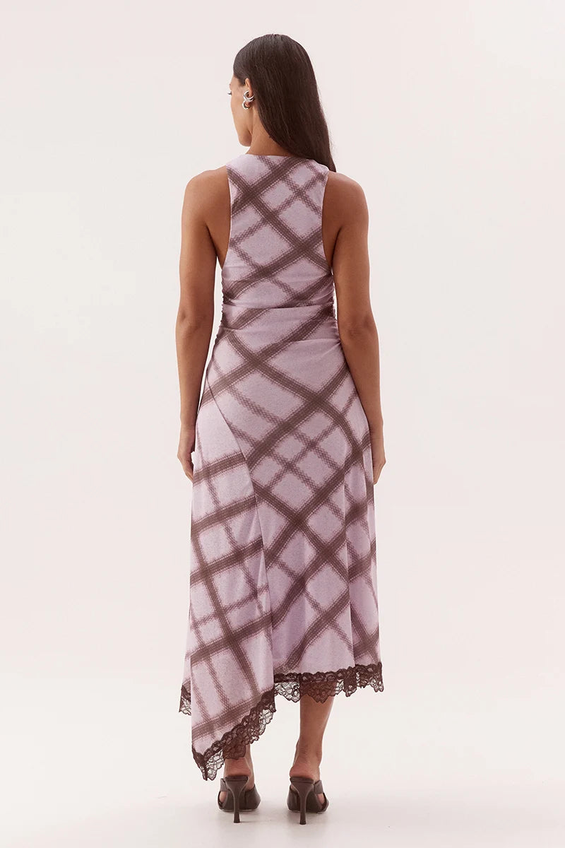 Ashti dress, plaid