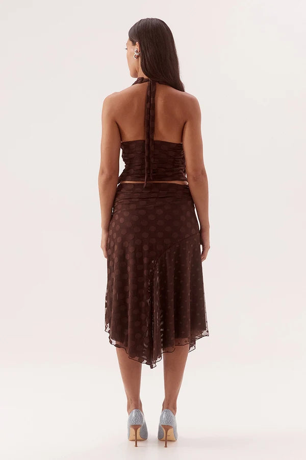 Blyth top, chocolate