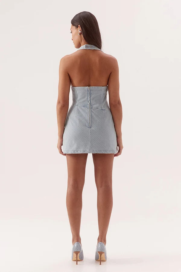 Dia skortsuit, bleach blue
