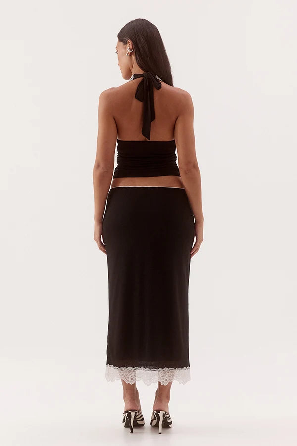 Harlow top, black/chalk