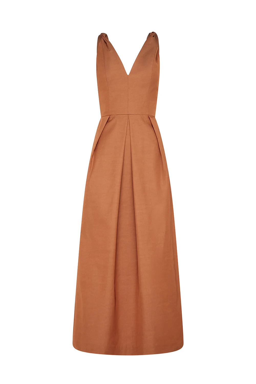 Under the sun maxi dress, chestnut