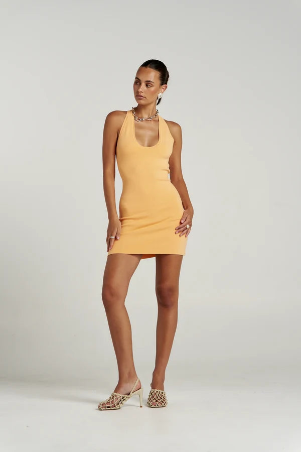 Phoebe mini dress, aperol