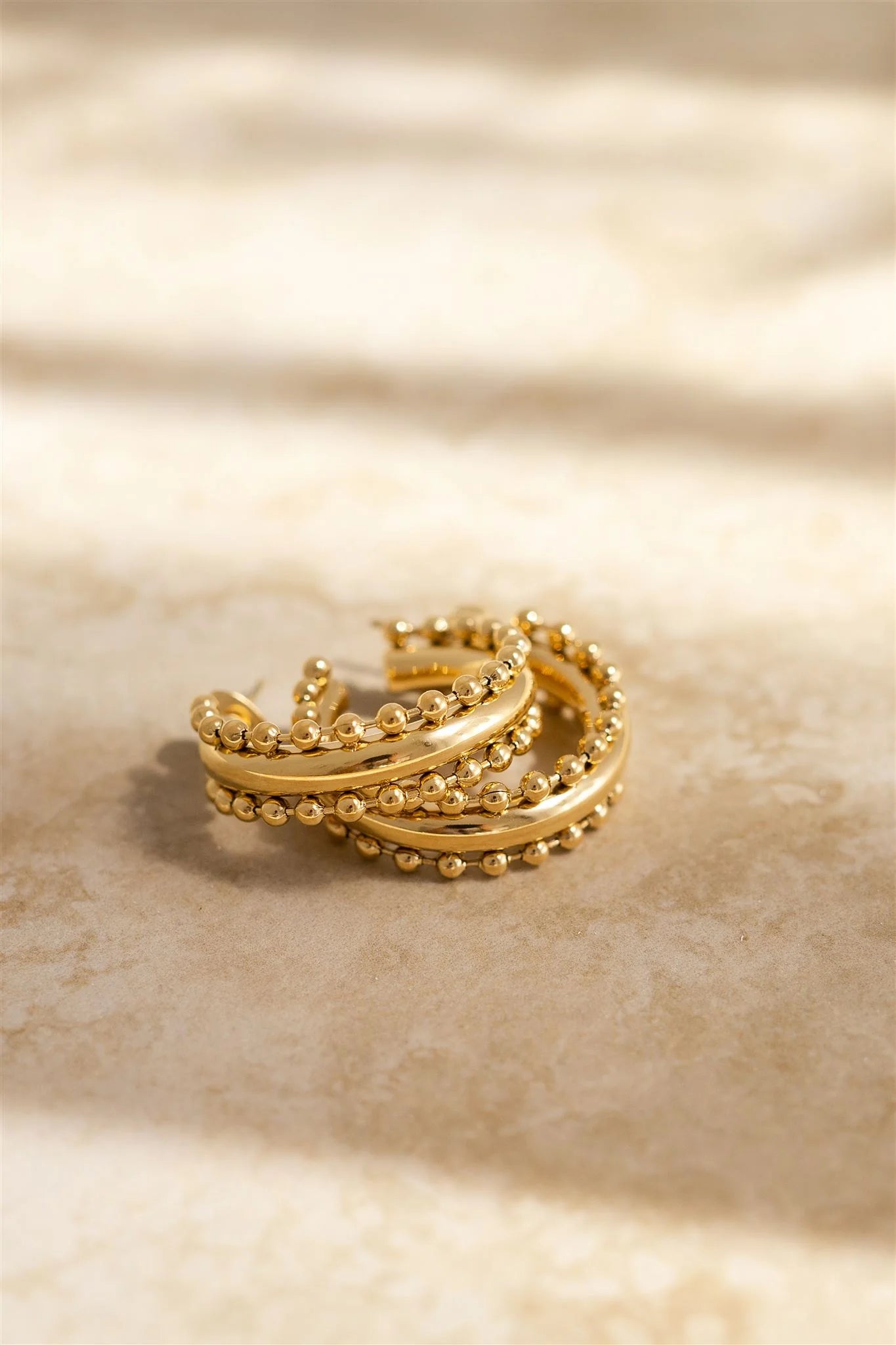 Bohemia earrings, gold