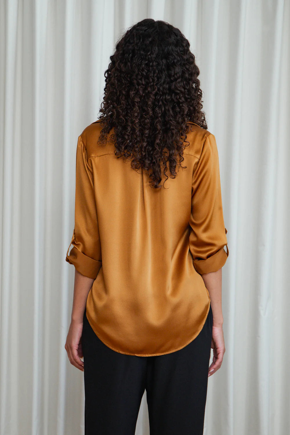 Silhouette shirt, rust
