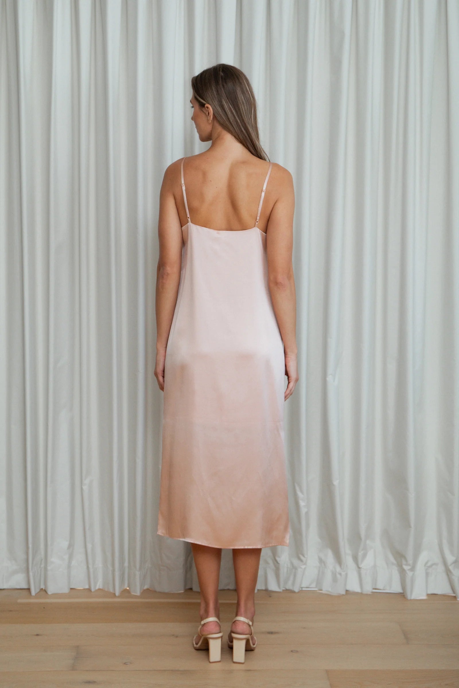 Petite dress, dusty rose