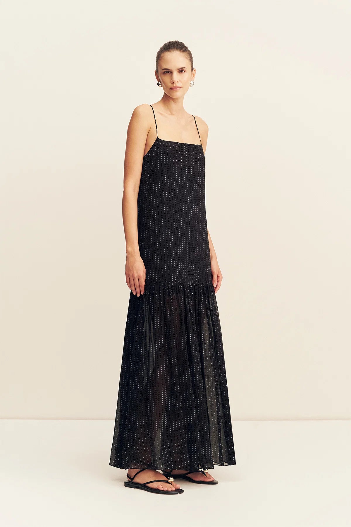 Irving polka dot maxi dress