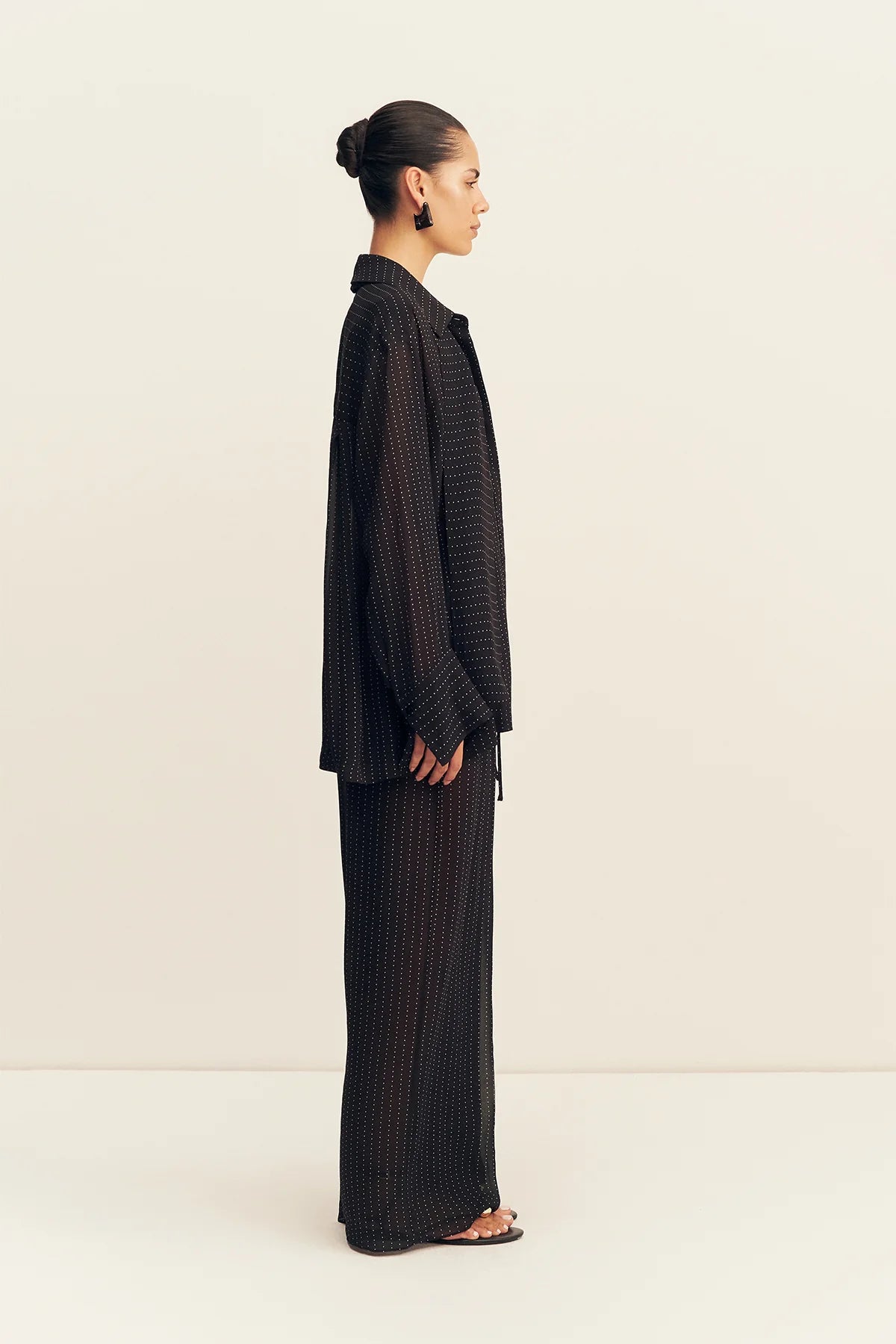 Irving polka dot sheer pant