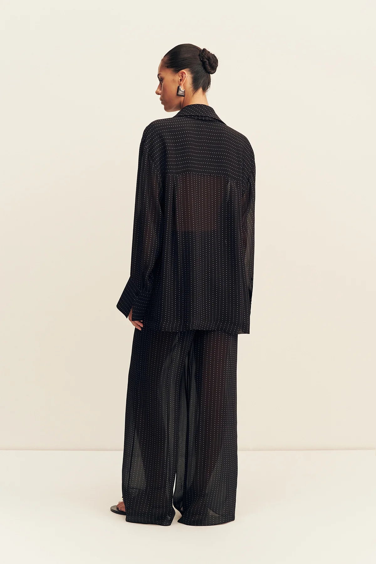 Irving polka dot sheer pant