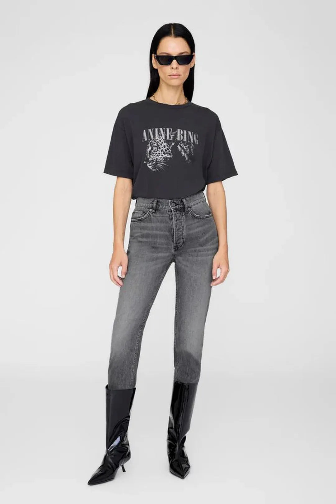 Cohen tee, washed black