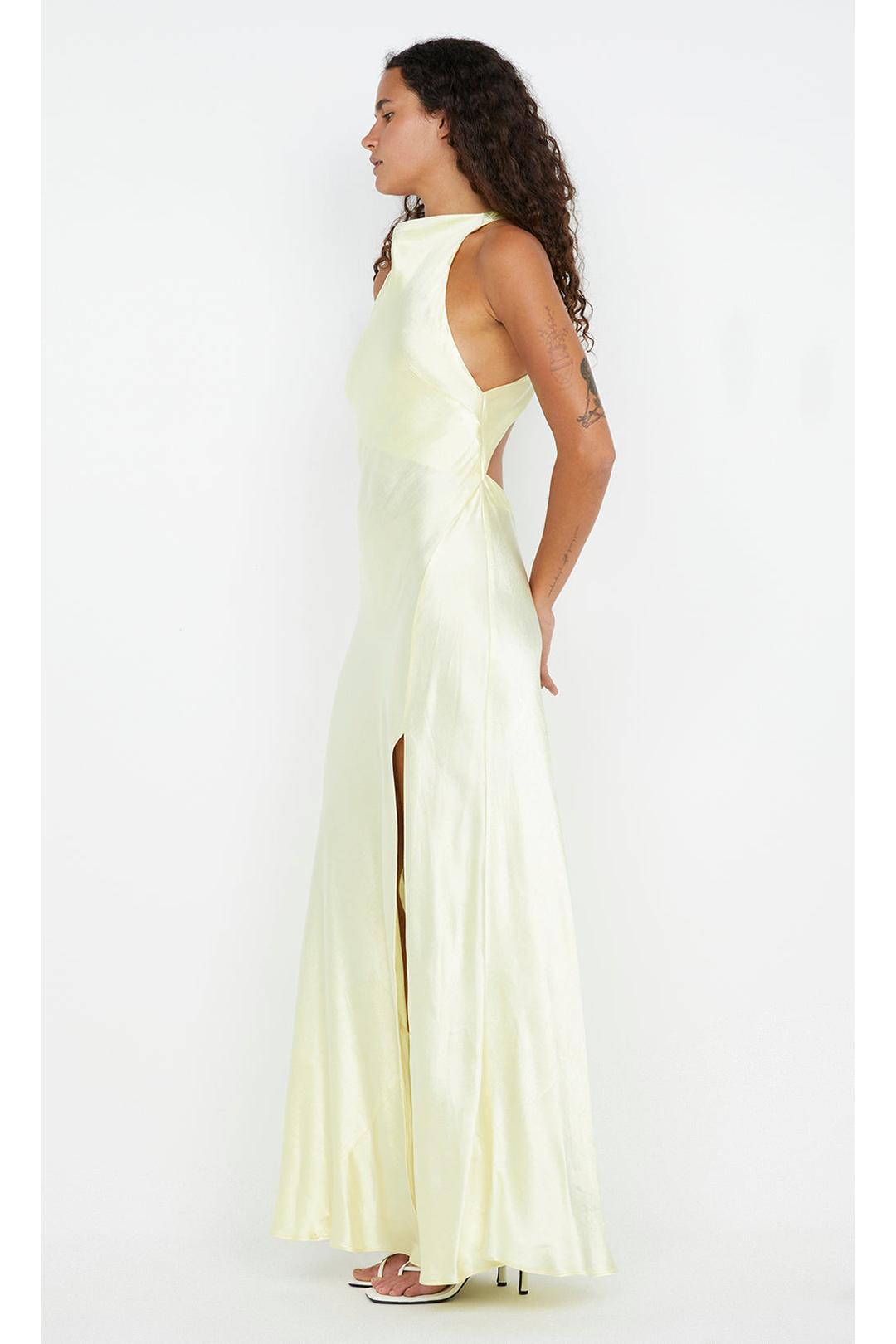 sol maxi dress, ice yellow