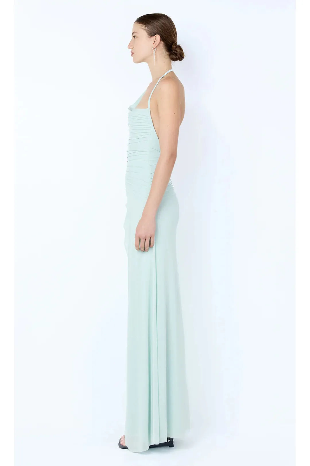 Brenna pintuck maxi dress, spearmint