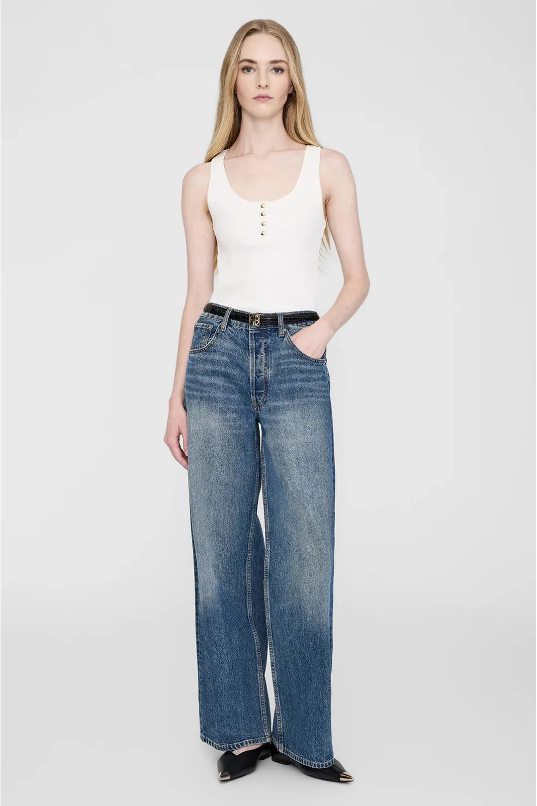 Alessia tank, Ivory