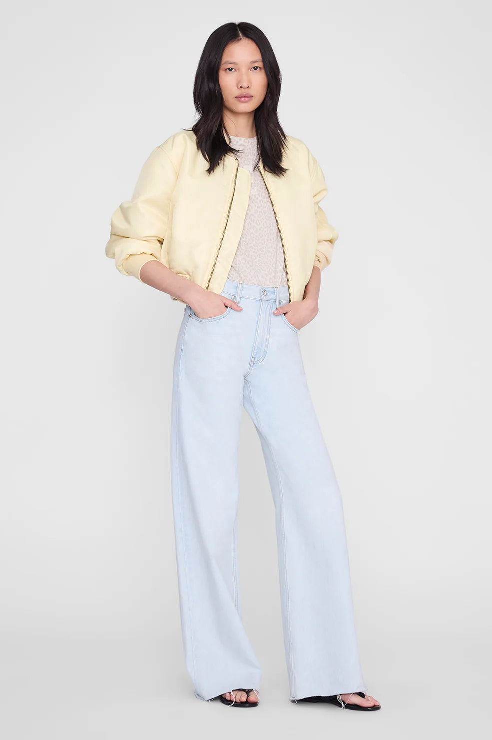 Cade tee anine bing, white leopard