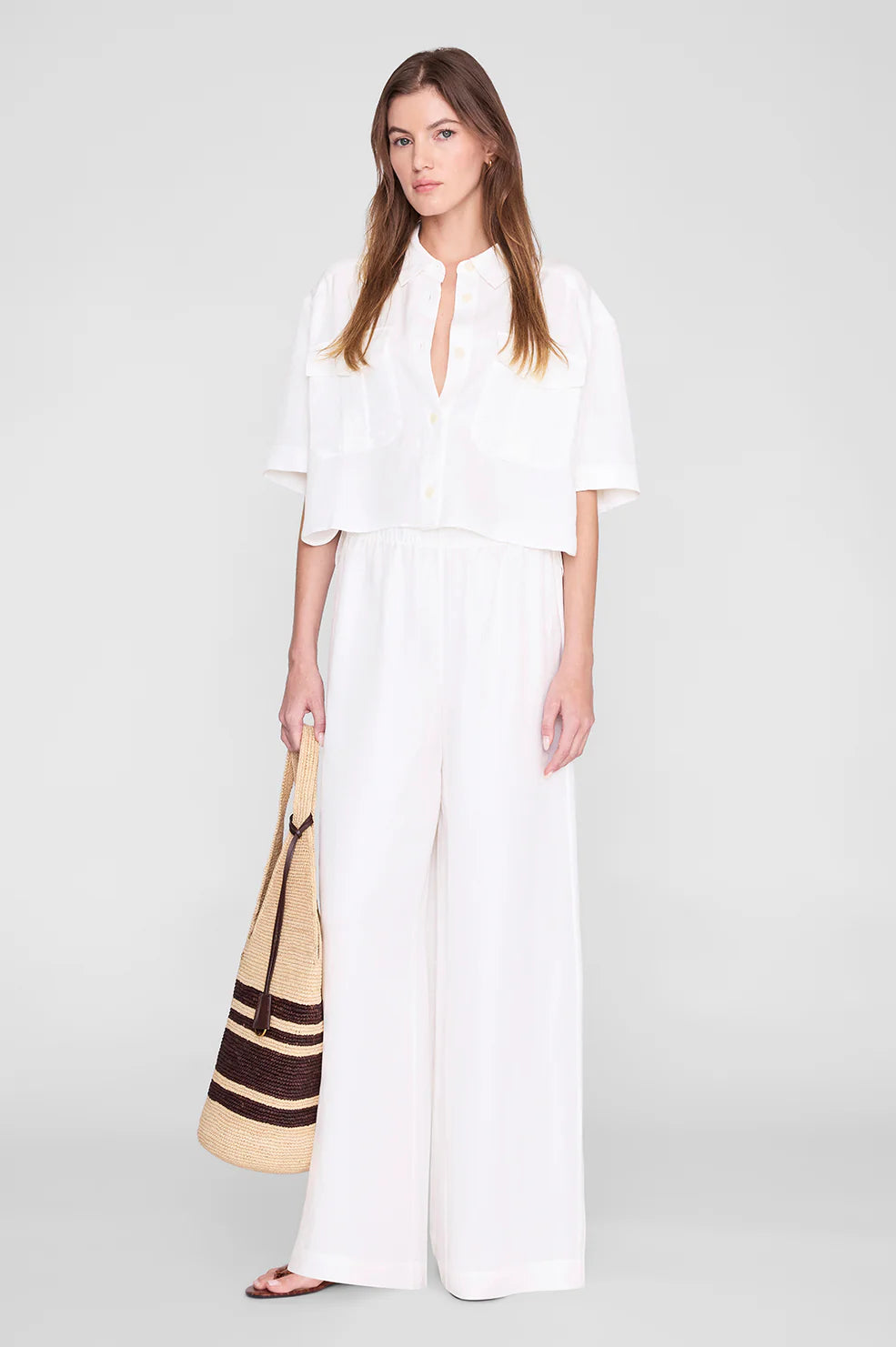 Edith shirt, Ivory