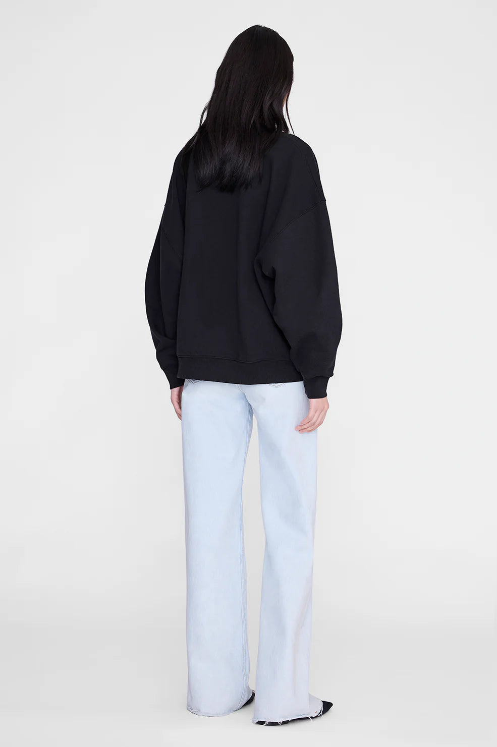 Miles sweatshirt collegiate, vintage black