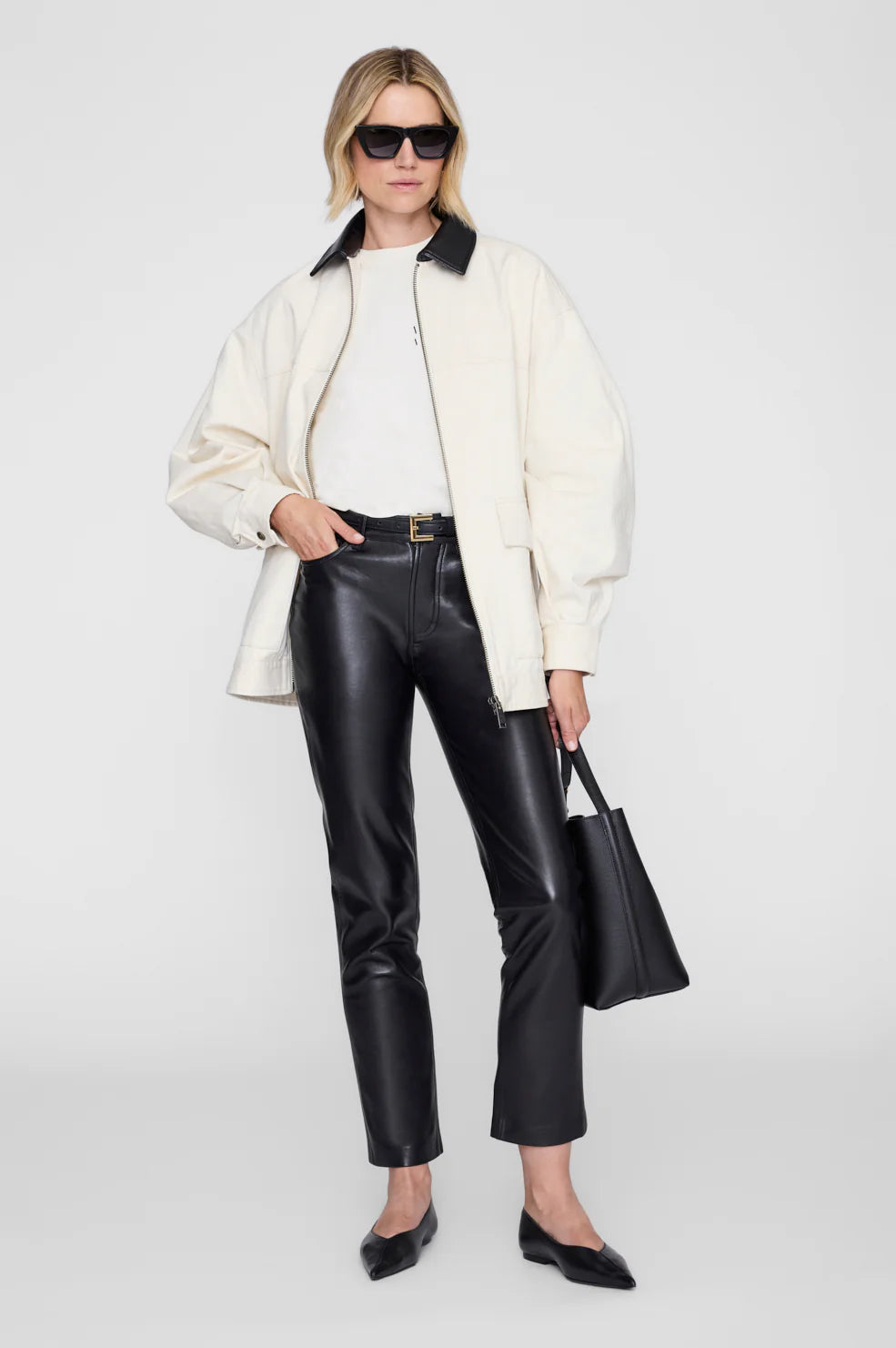 Shelley tee I see you I love you, washed cream