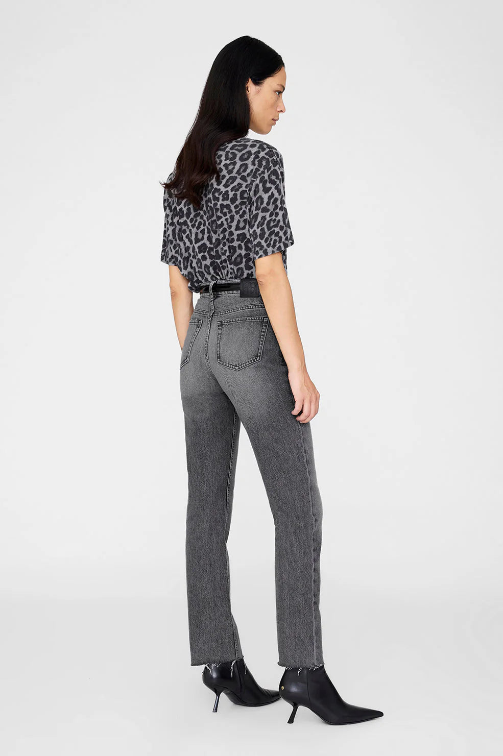 Cohen tee, grey leopard