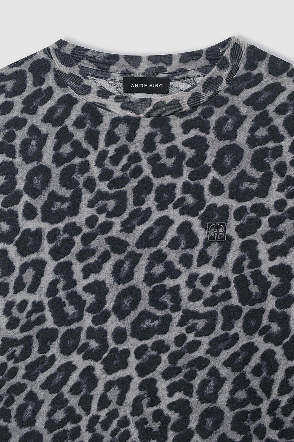 Cohen tee, grey leopard