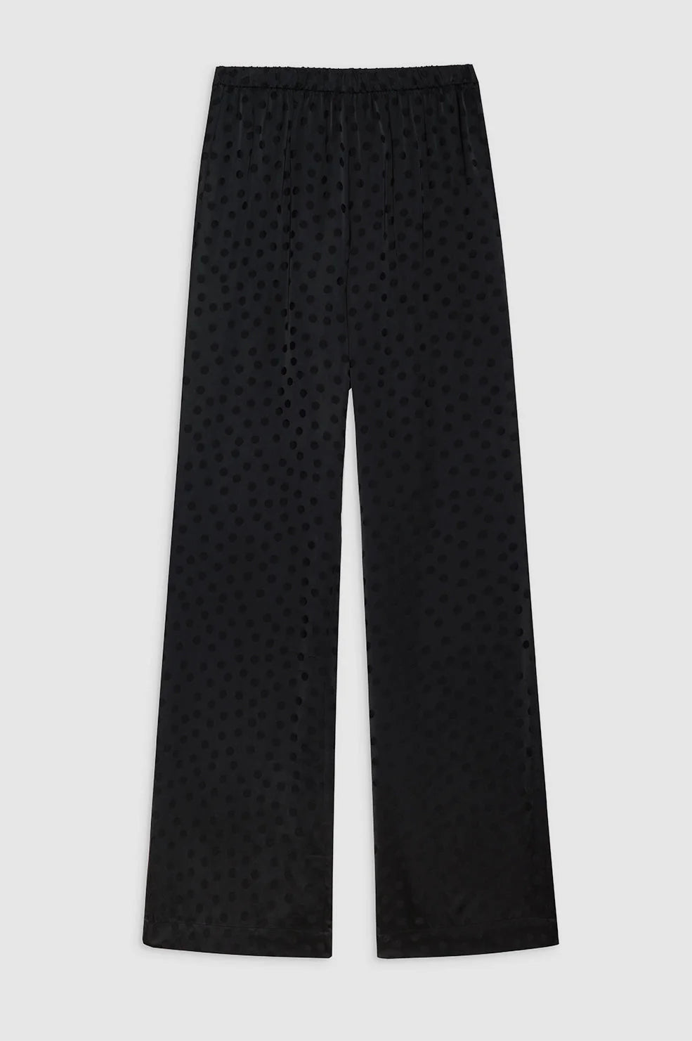 Elain pant, black dot jacquard