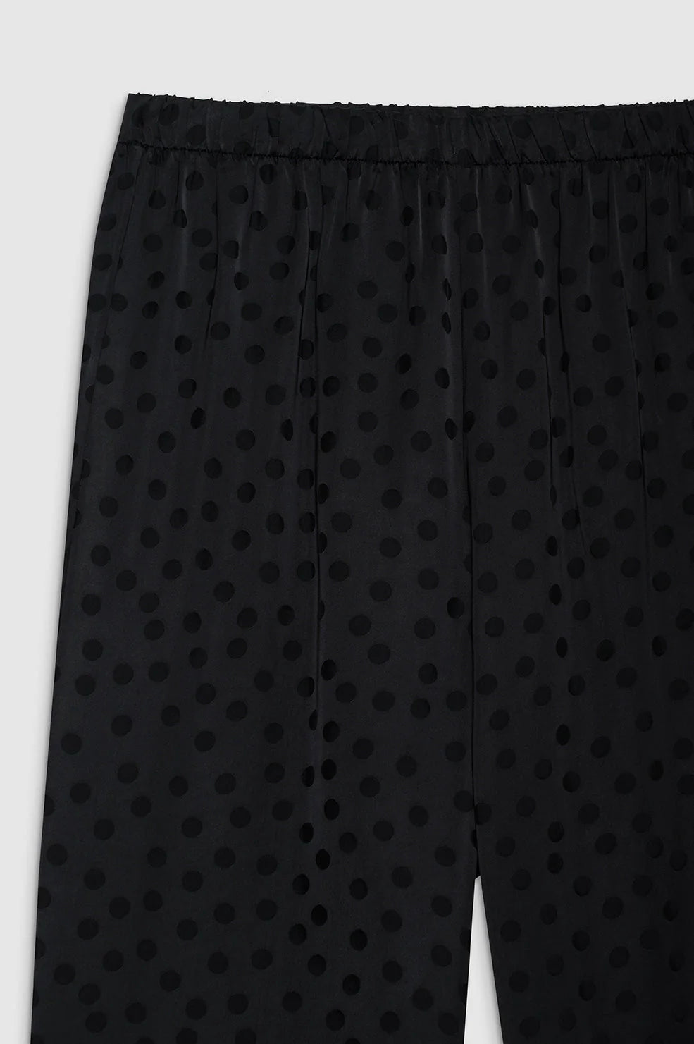 Elain pant, black dot jacquard