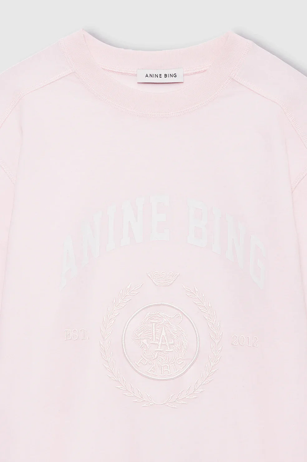 Jaylin tee collegiate, powder pink