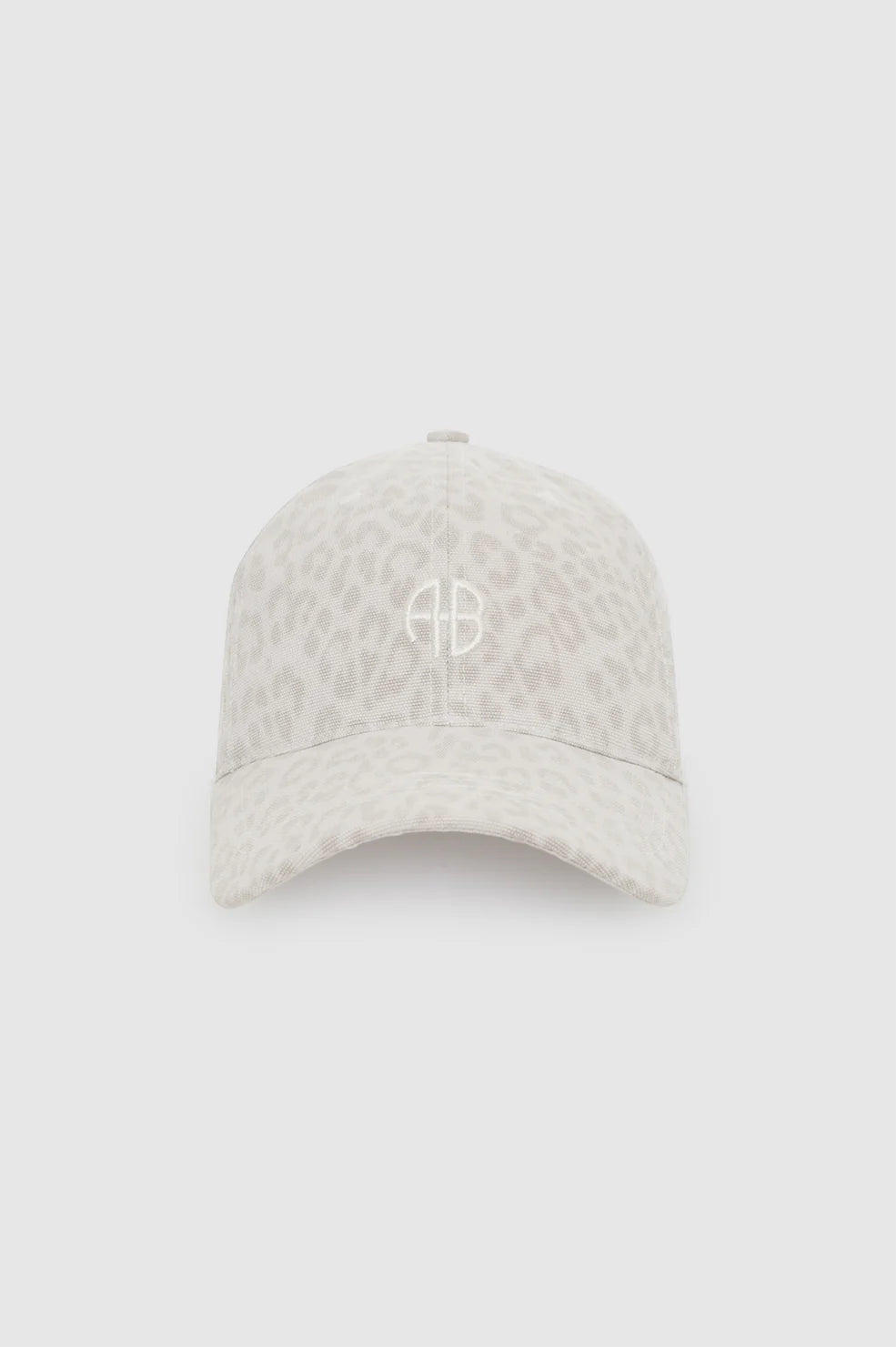 Jeremy baseball cap AB, washed white leopard