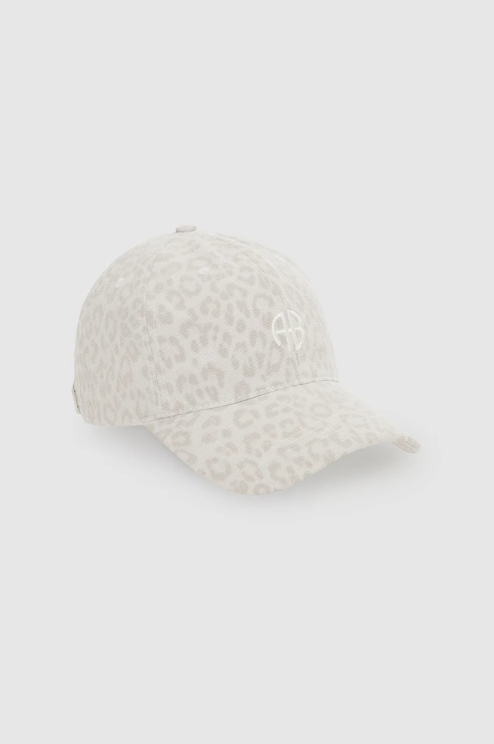 Jeremy baseball cap AB, washed white leopard