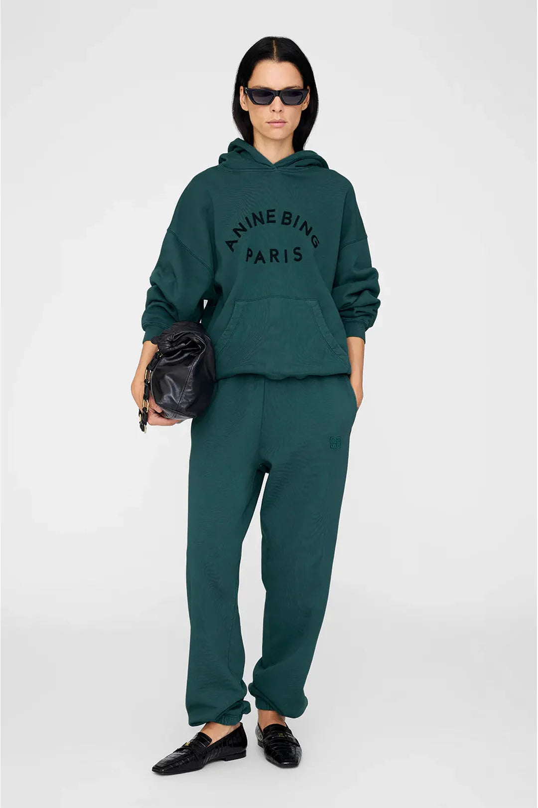Karter jogger framed monogram, dark teal