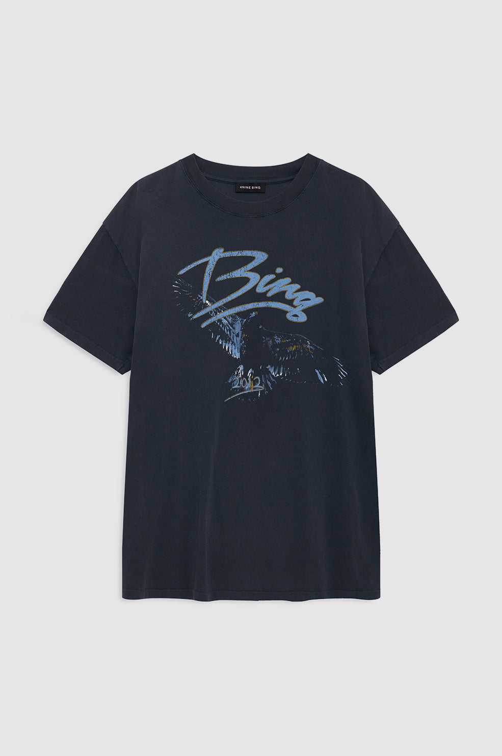 Kent tee eagle, washed black