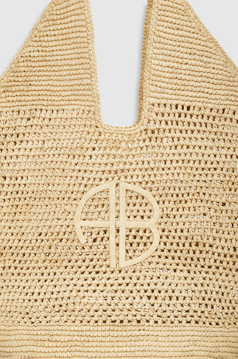 Leah logo hobo, raffia