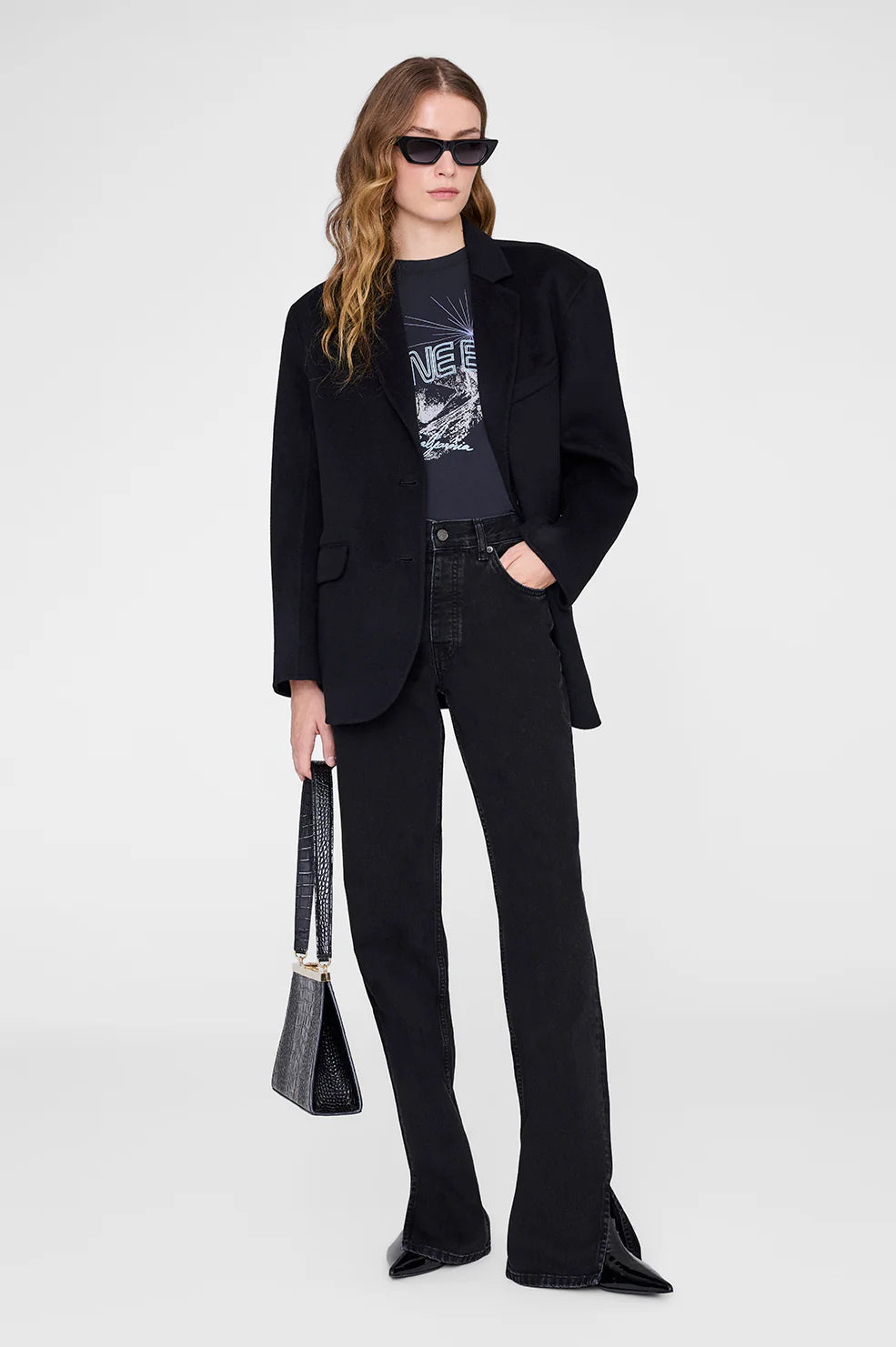 Walker tee california, washed black