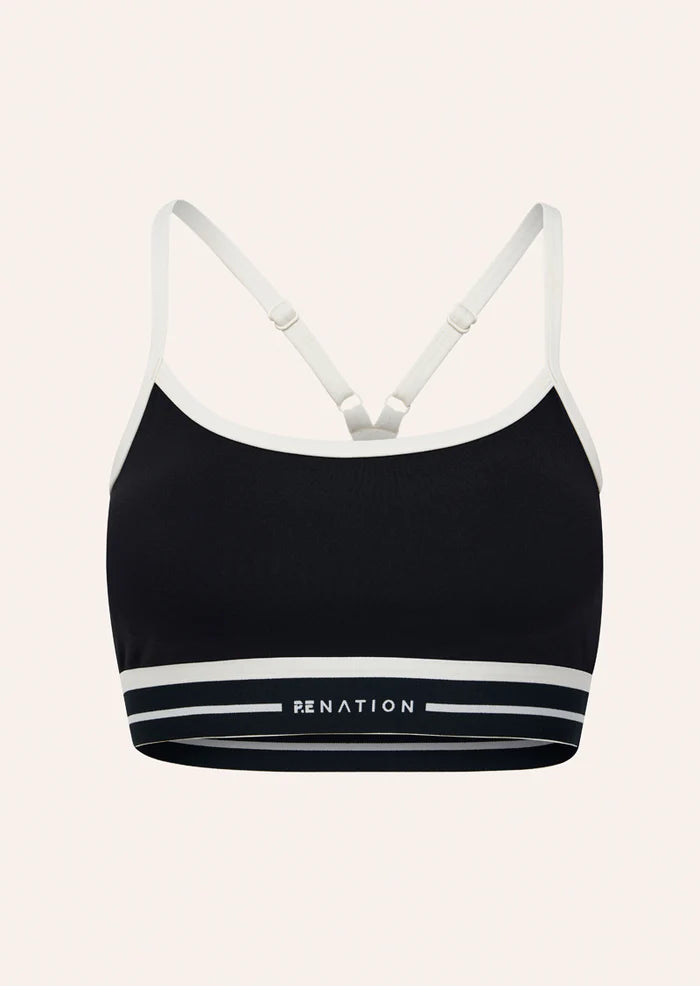 Advantage sports bra, black/whisper white