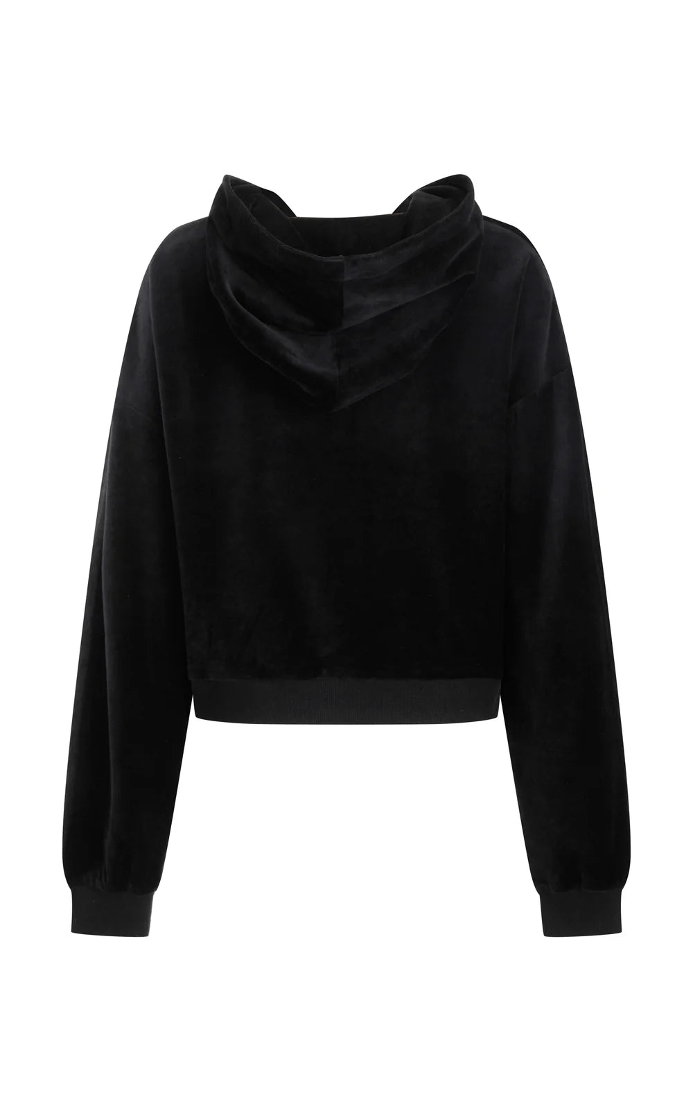 Aj Velour hoodie, noir