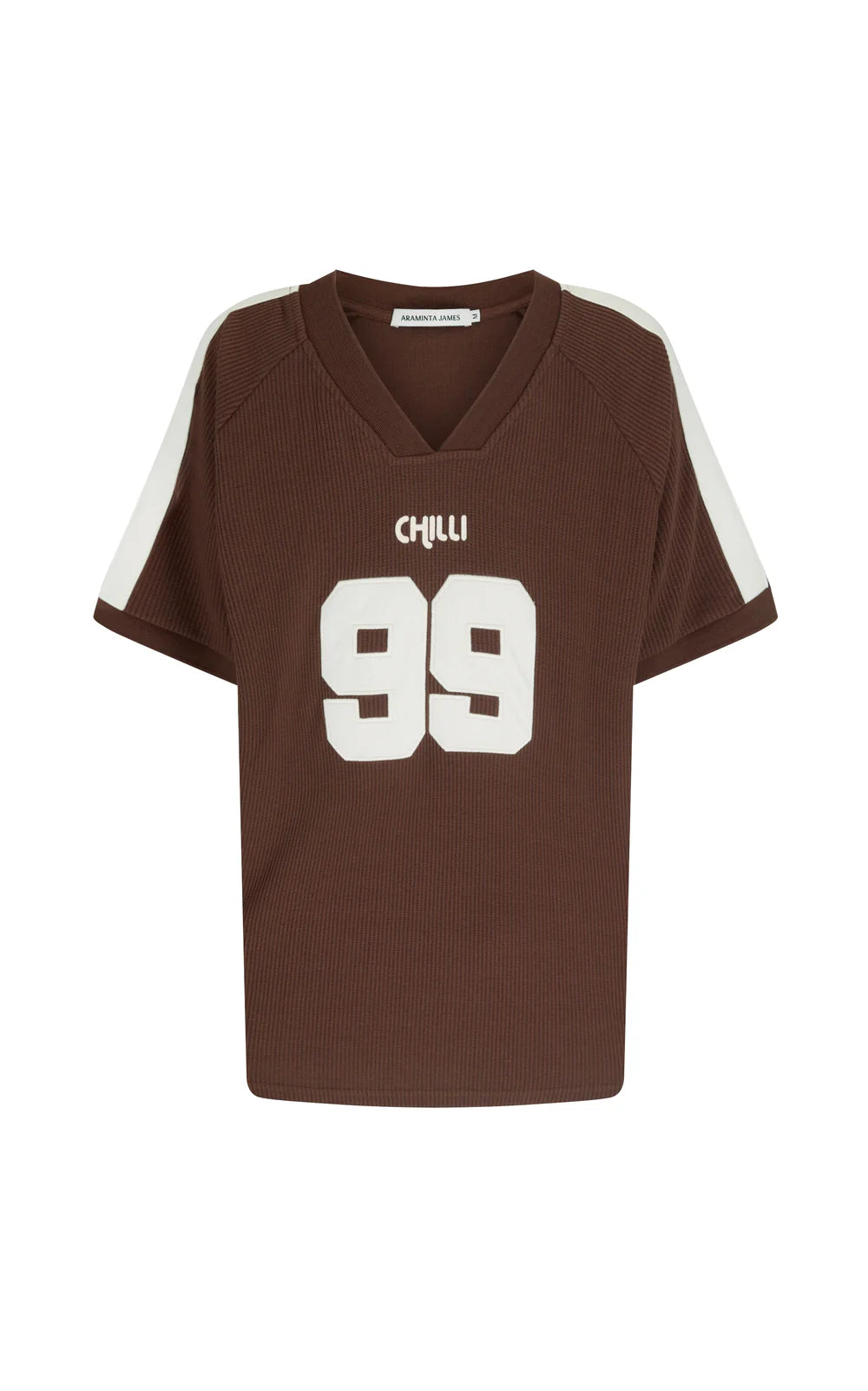 Chilli 99 waffle tee, mocha