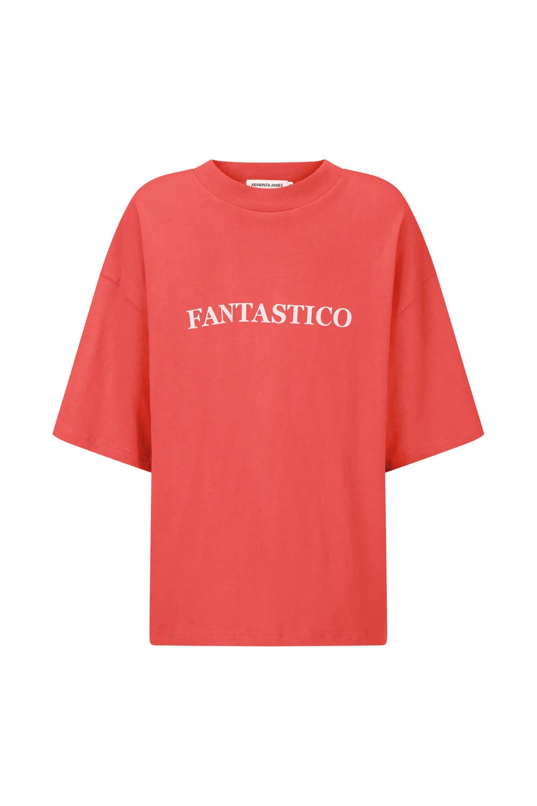 fantastico tee, lobster red