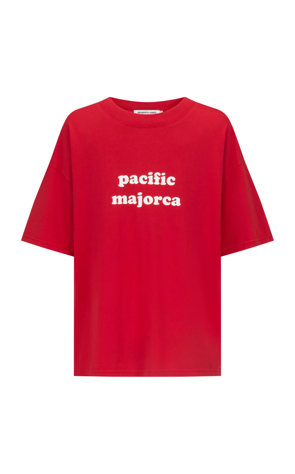 Pacific Majorca Oversized Tee, washed cherry pie