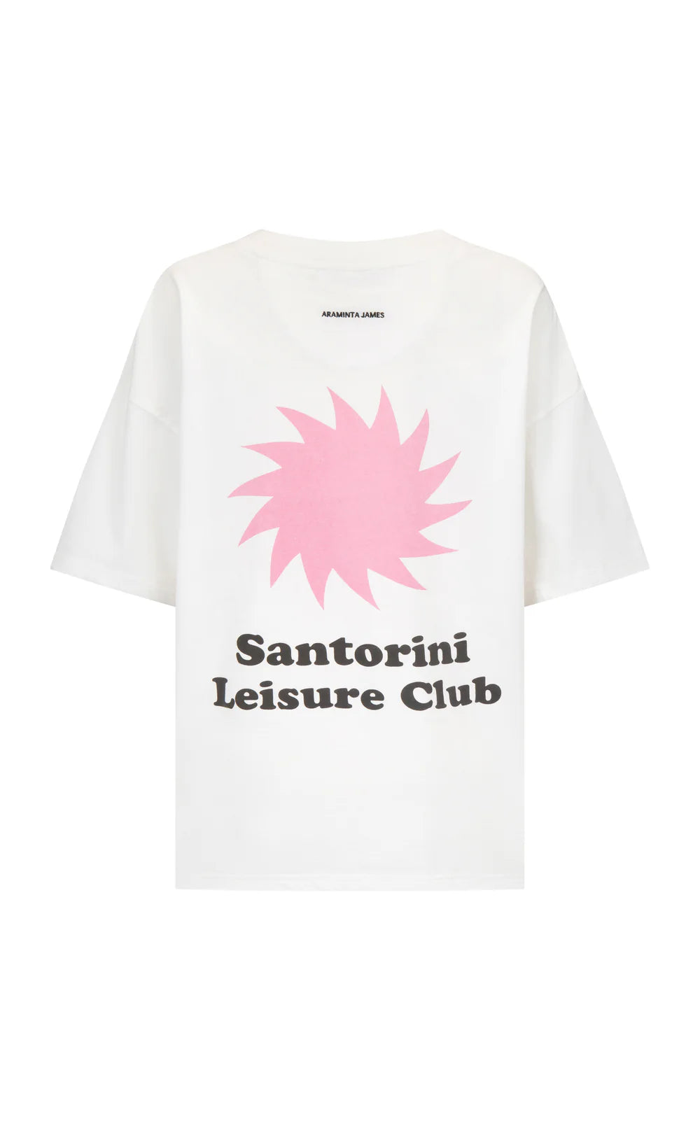 Santorini oversized tee, warm white