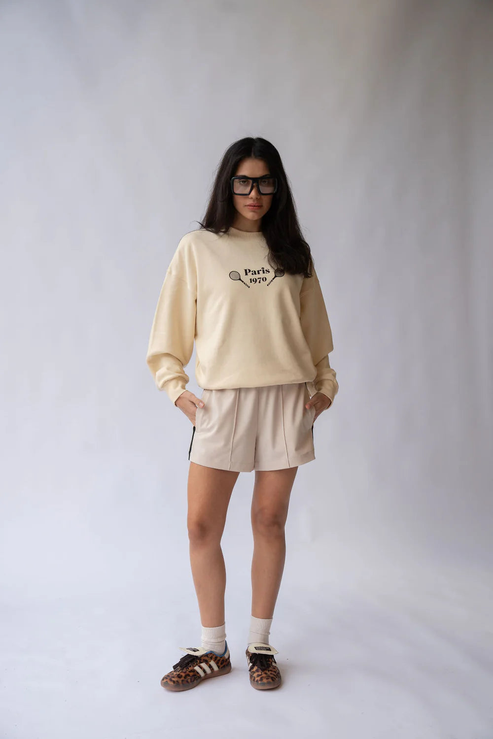 French Tennis Sweatshirt, Blonde Wood