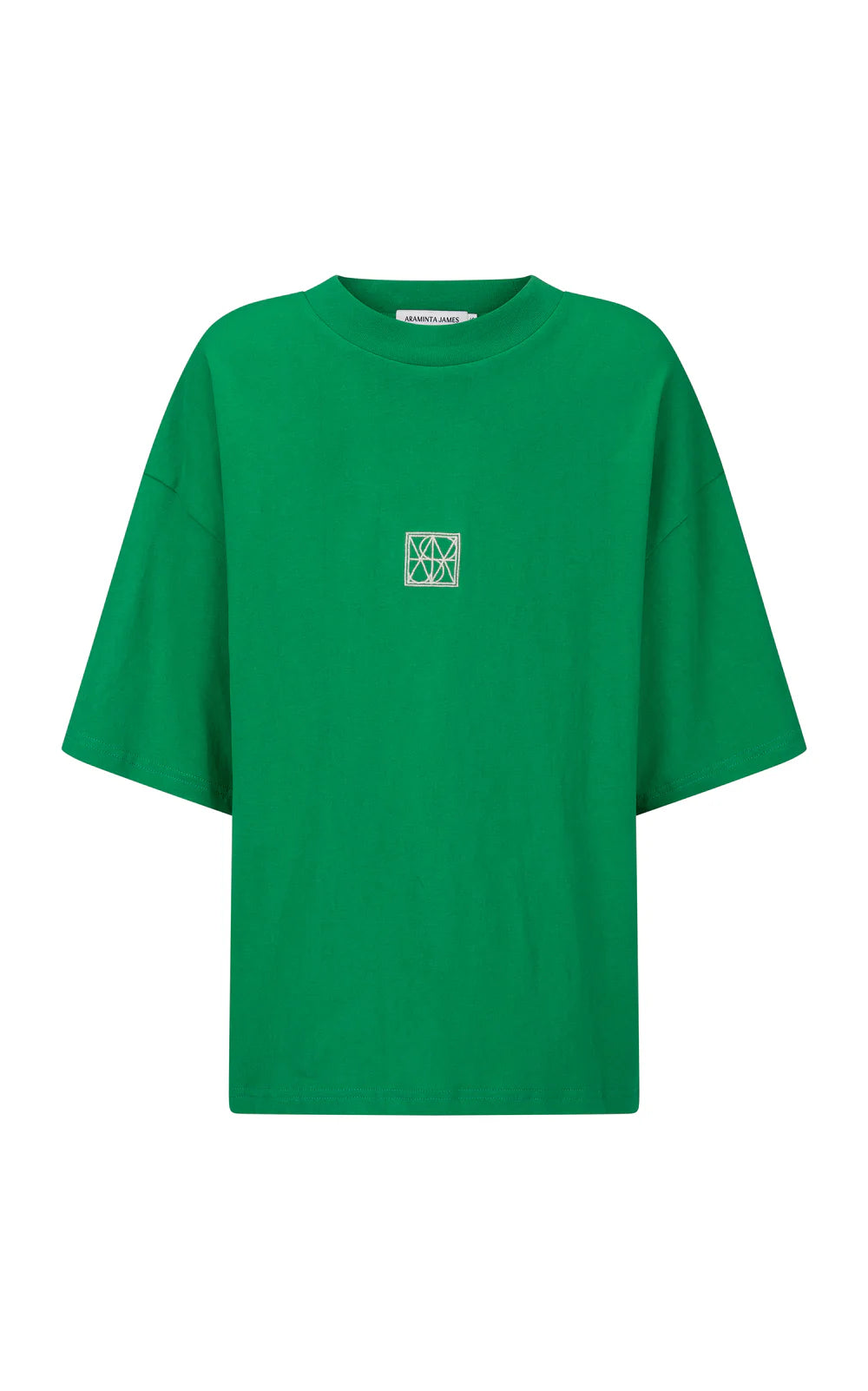 monogram classic tee, deep green