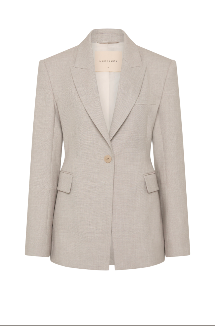 Aren blazer, sandstone