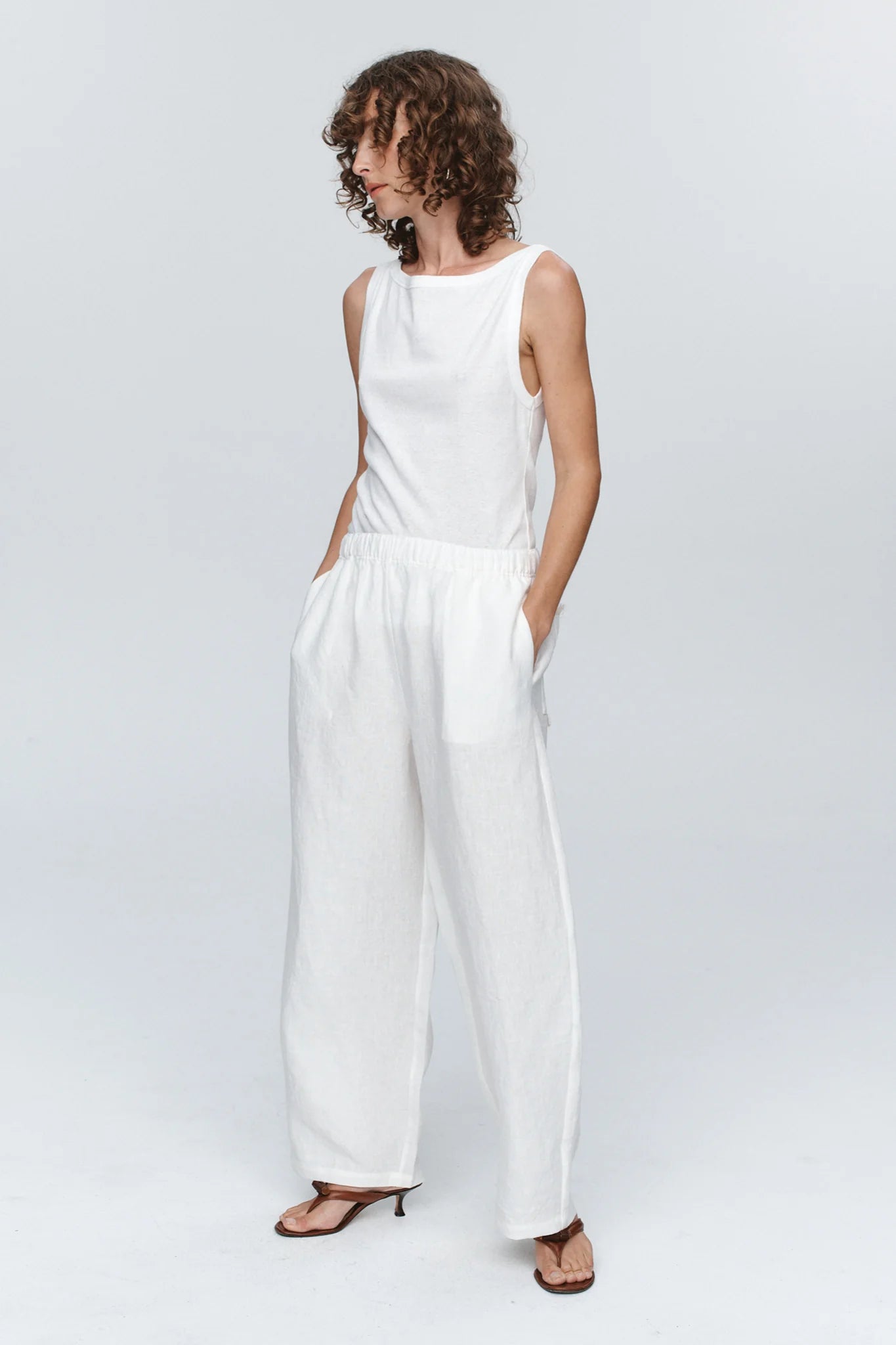 Atticus pant, Ivory