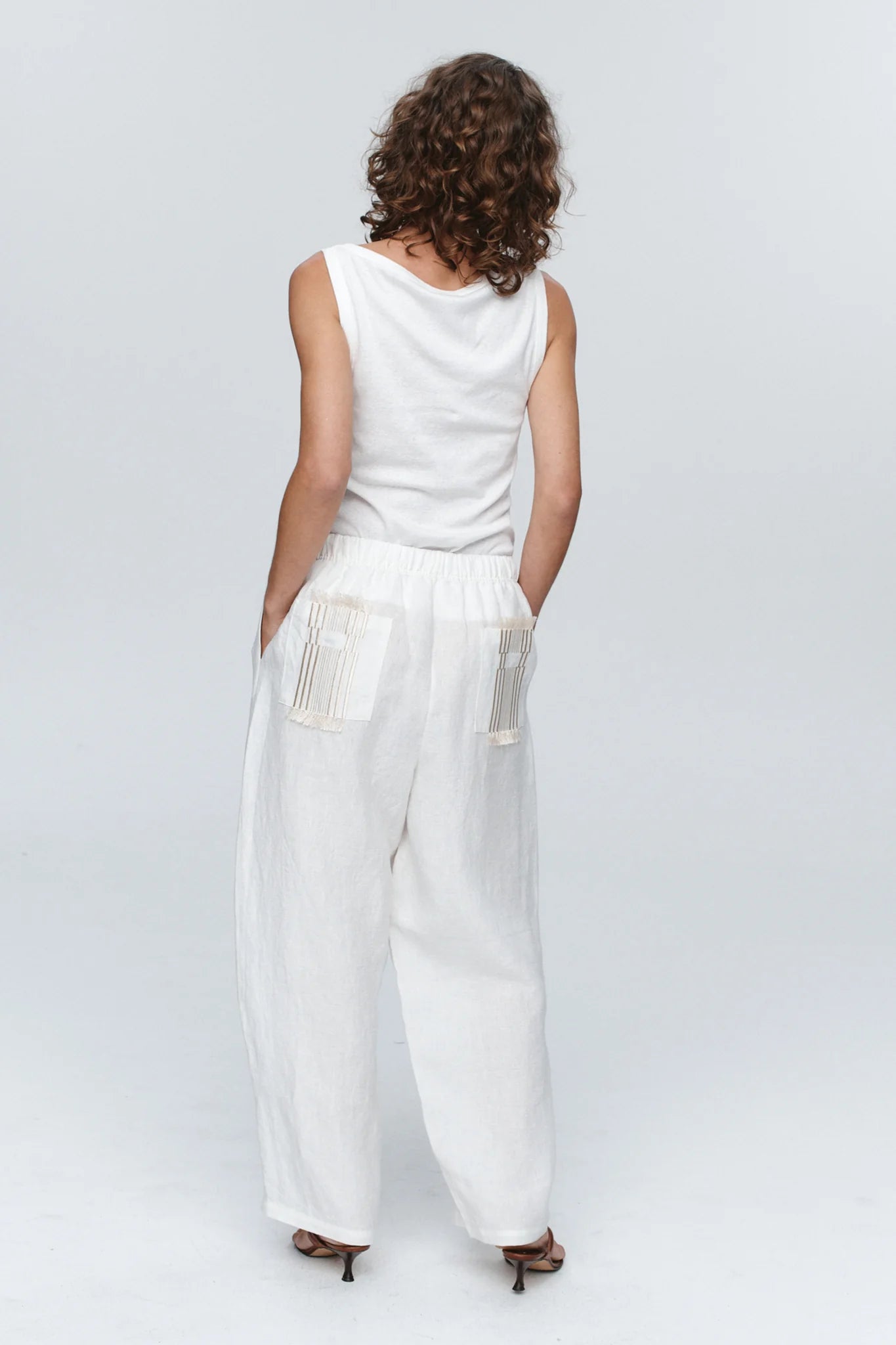 Atticus pant, Ivory
