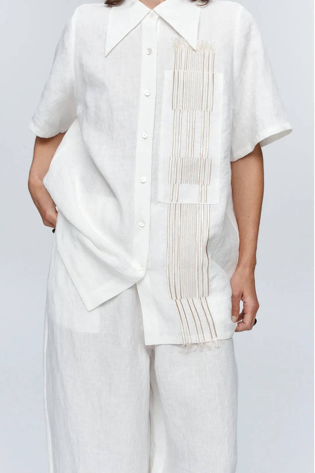 Atticus shirt, Ivory