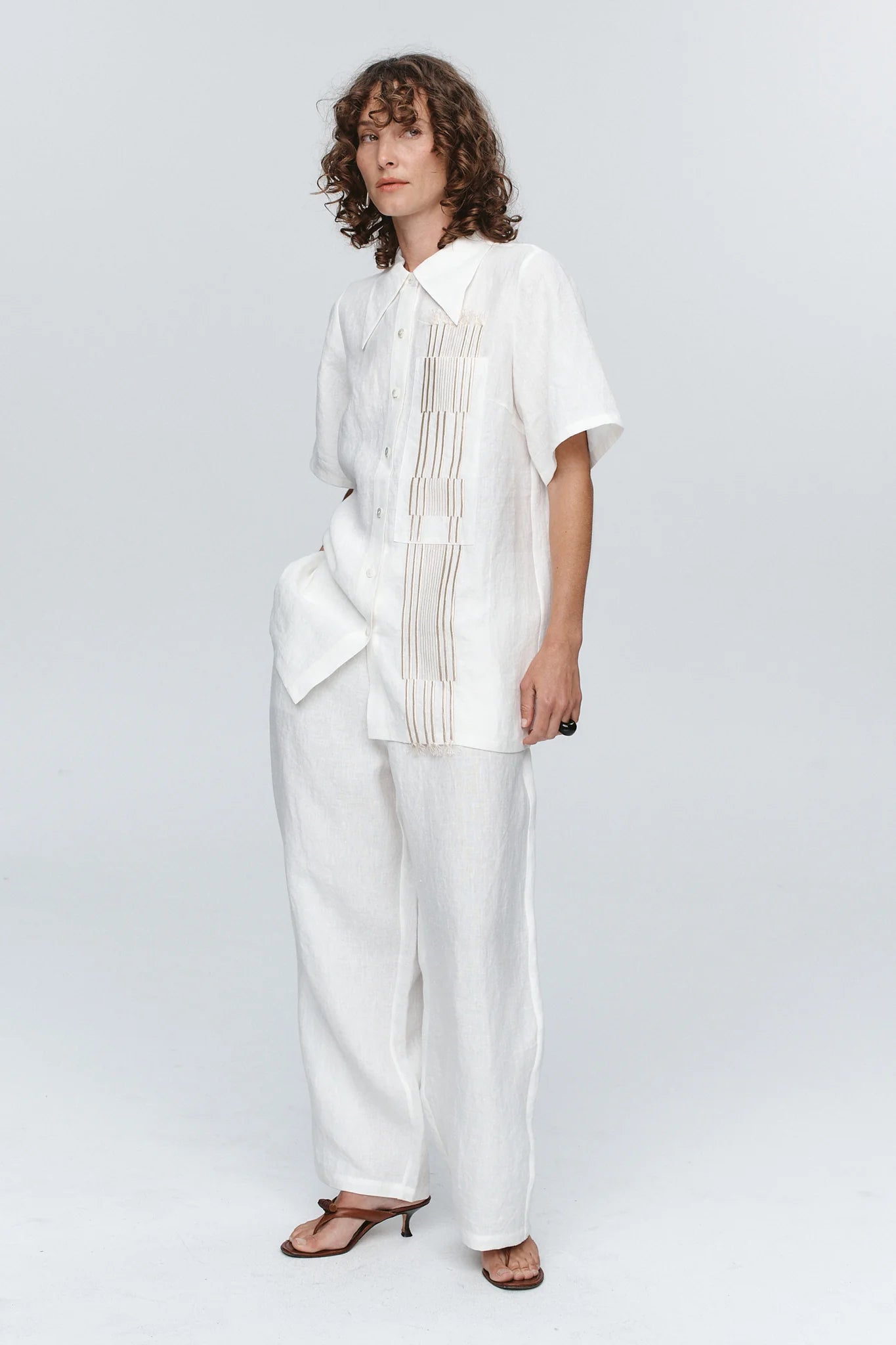 Atticus shirt, Ivory