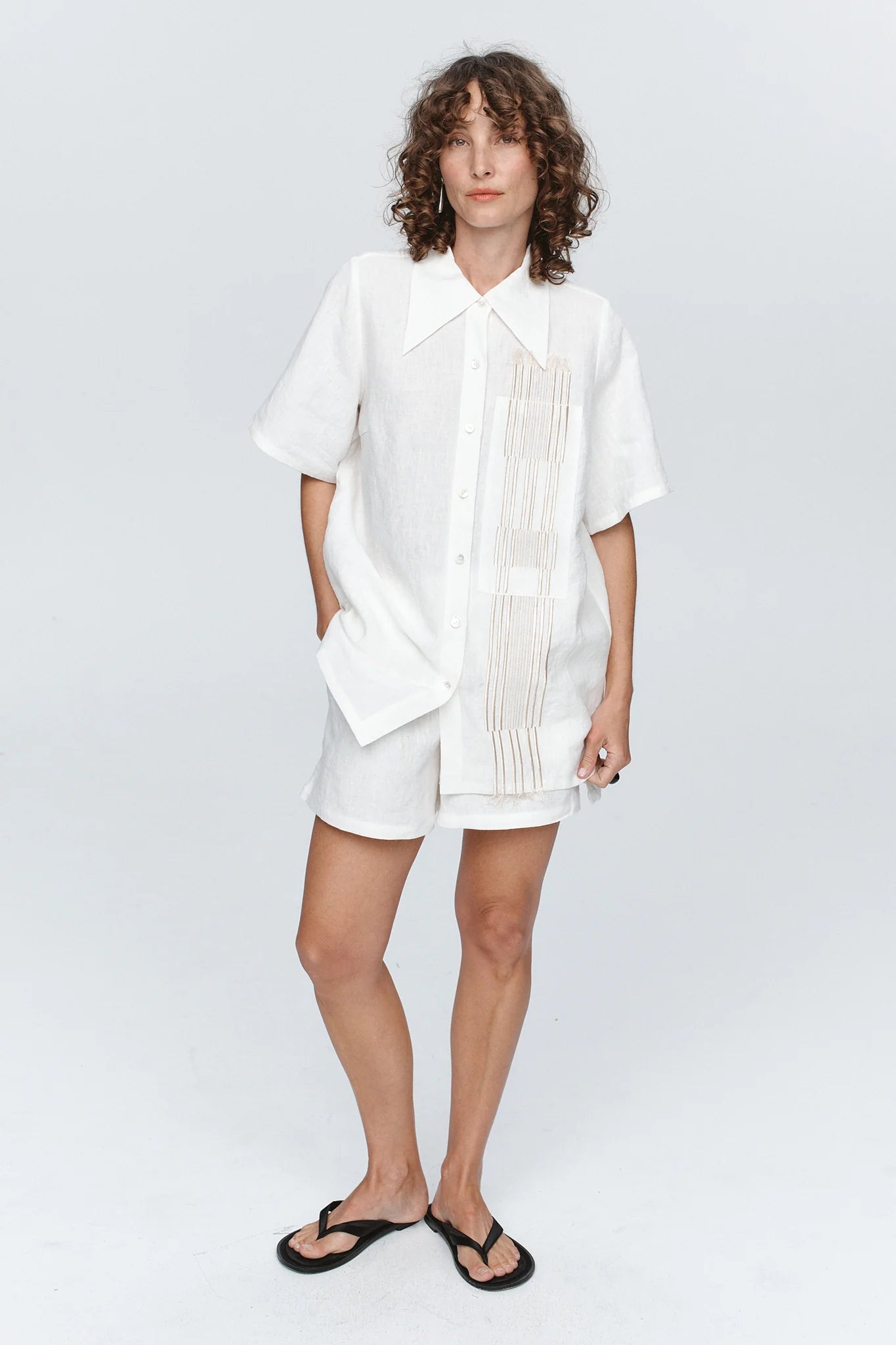 Atticus short, Ivory