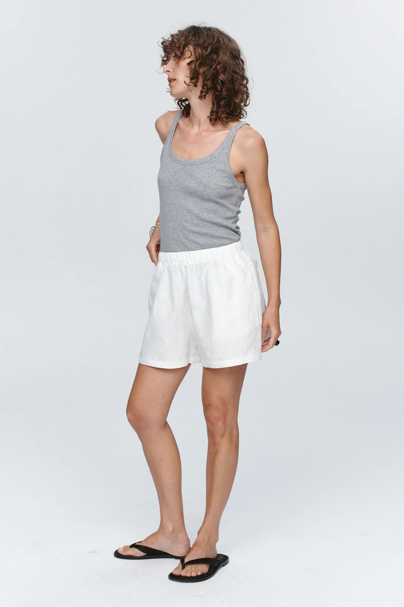 Atticus short, Ivory