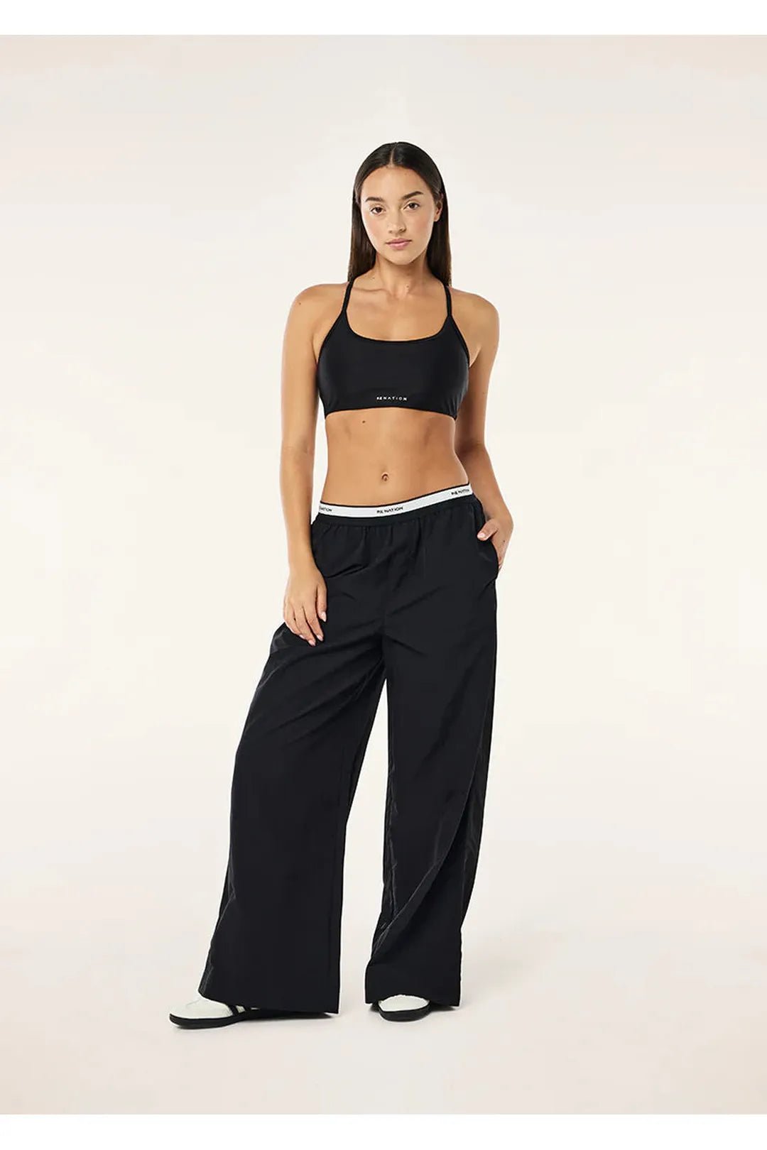 Avant pant, black/whisper white