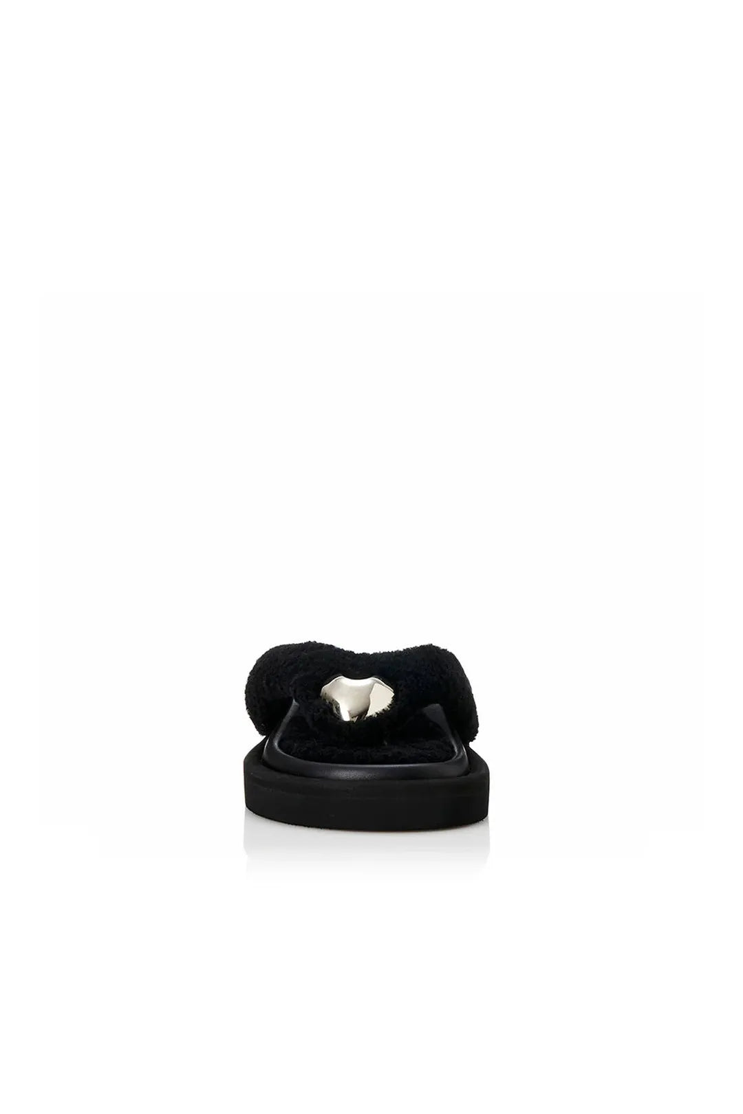 Ana, black shearling