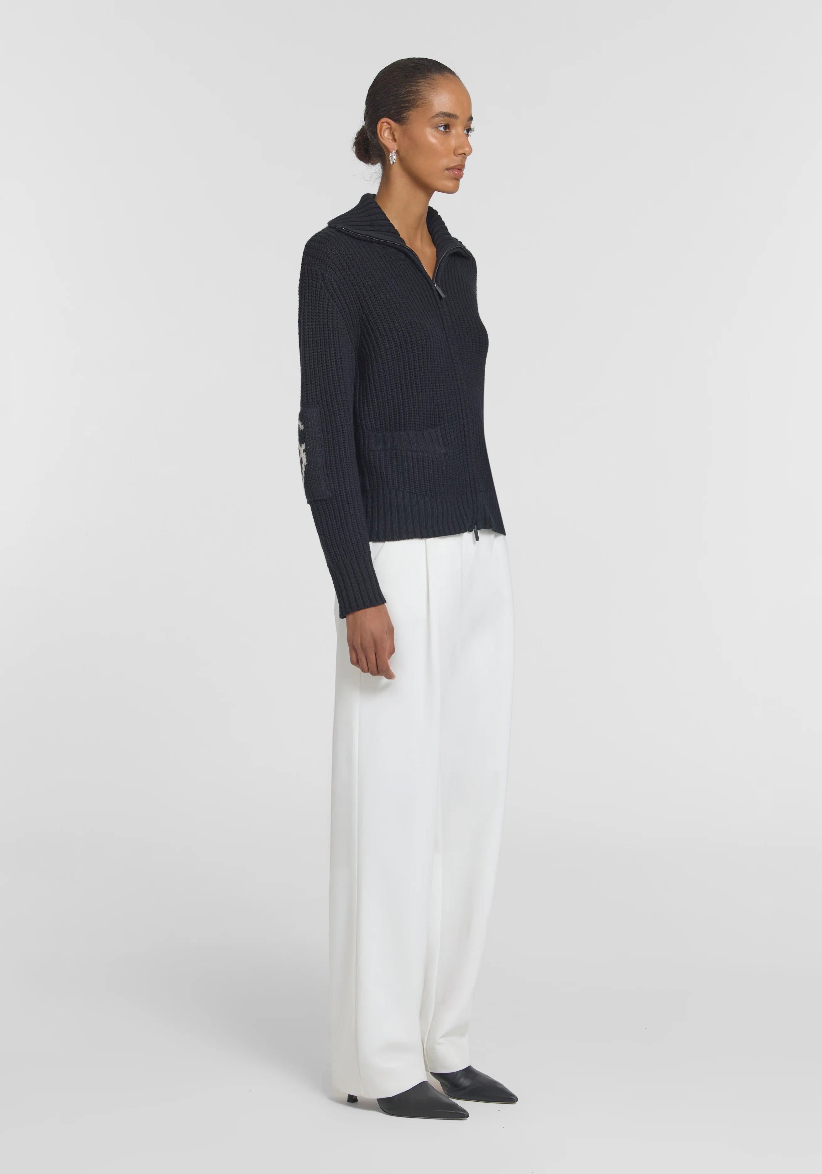 Babylon cardigan, black