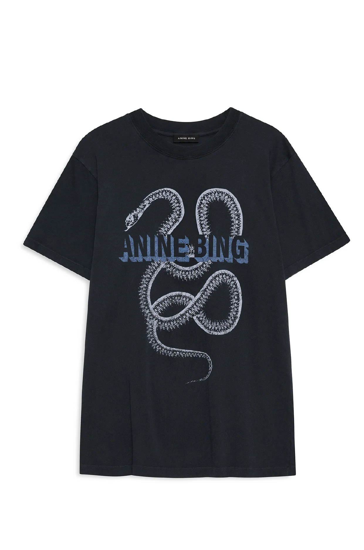 Lili tee snake, washed black
